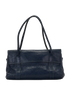 East West Bayswater, &pound;295, Handbags, Navy, Leather, Back view